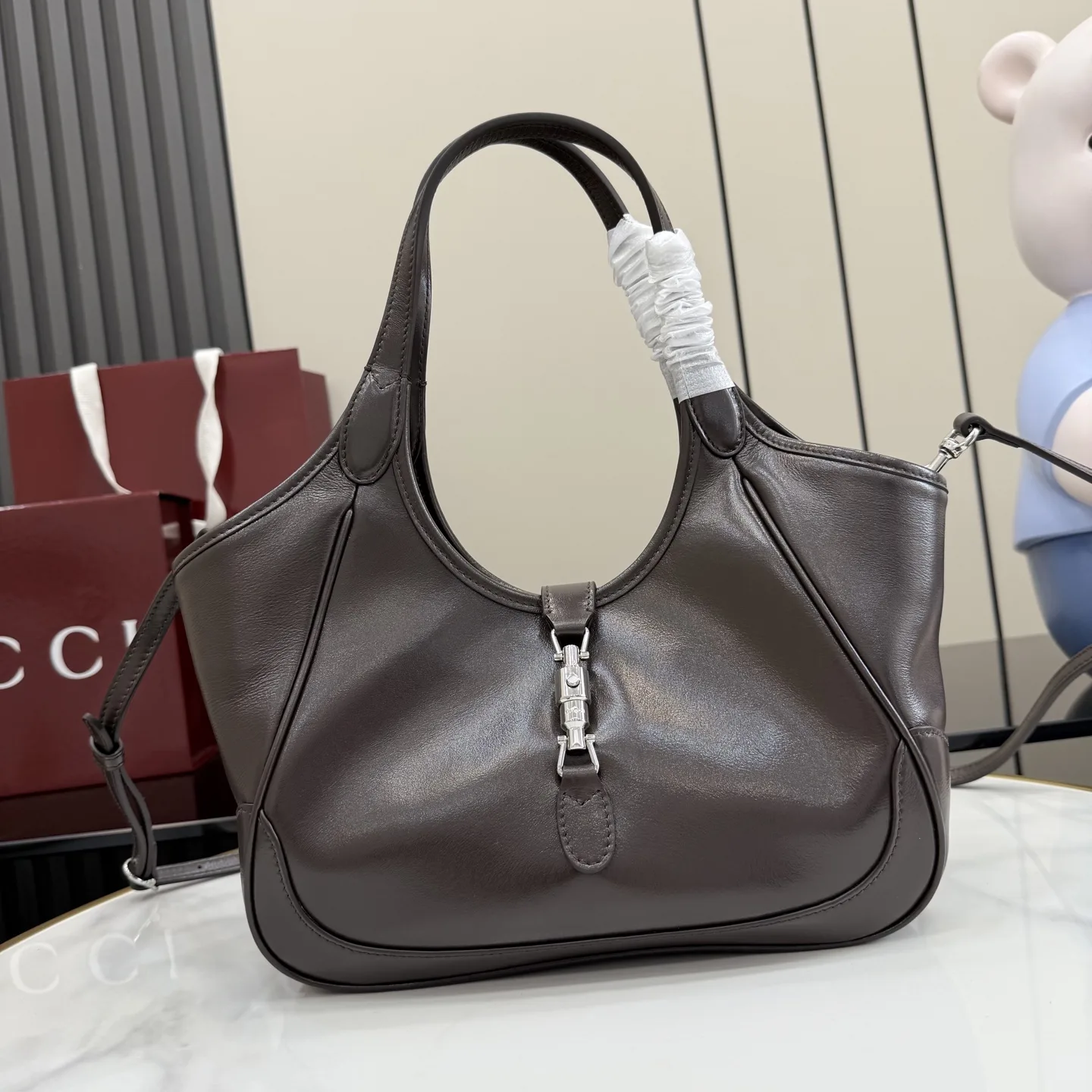 Gucci Brown Quilted Leather Tote Bag product photo from LabelPicks