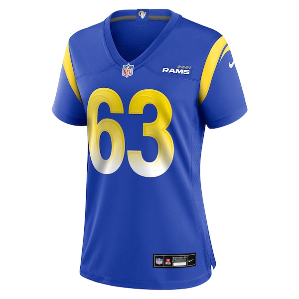 Dylan McMahon Los Angeles Rams Nike Women's Team Game Jersey -  Royal