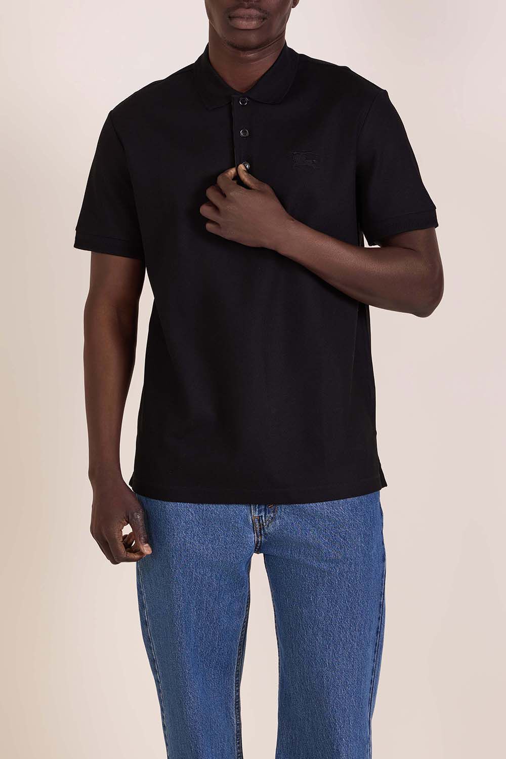 BURBERRY חולצת פולו קצרה