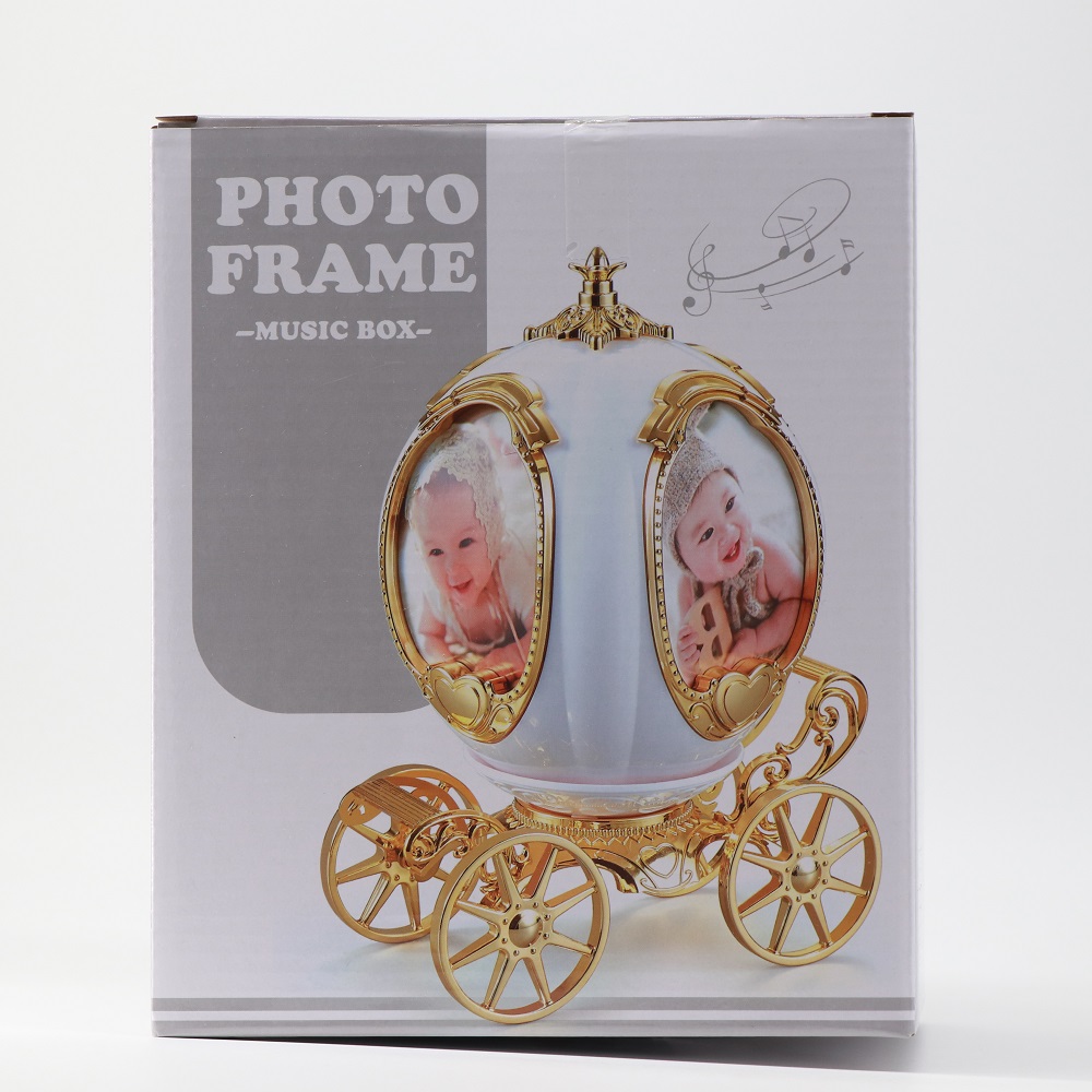 Customizable Personalized Pumpkin Car Music Box With Photo Frame YYMC89018902