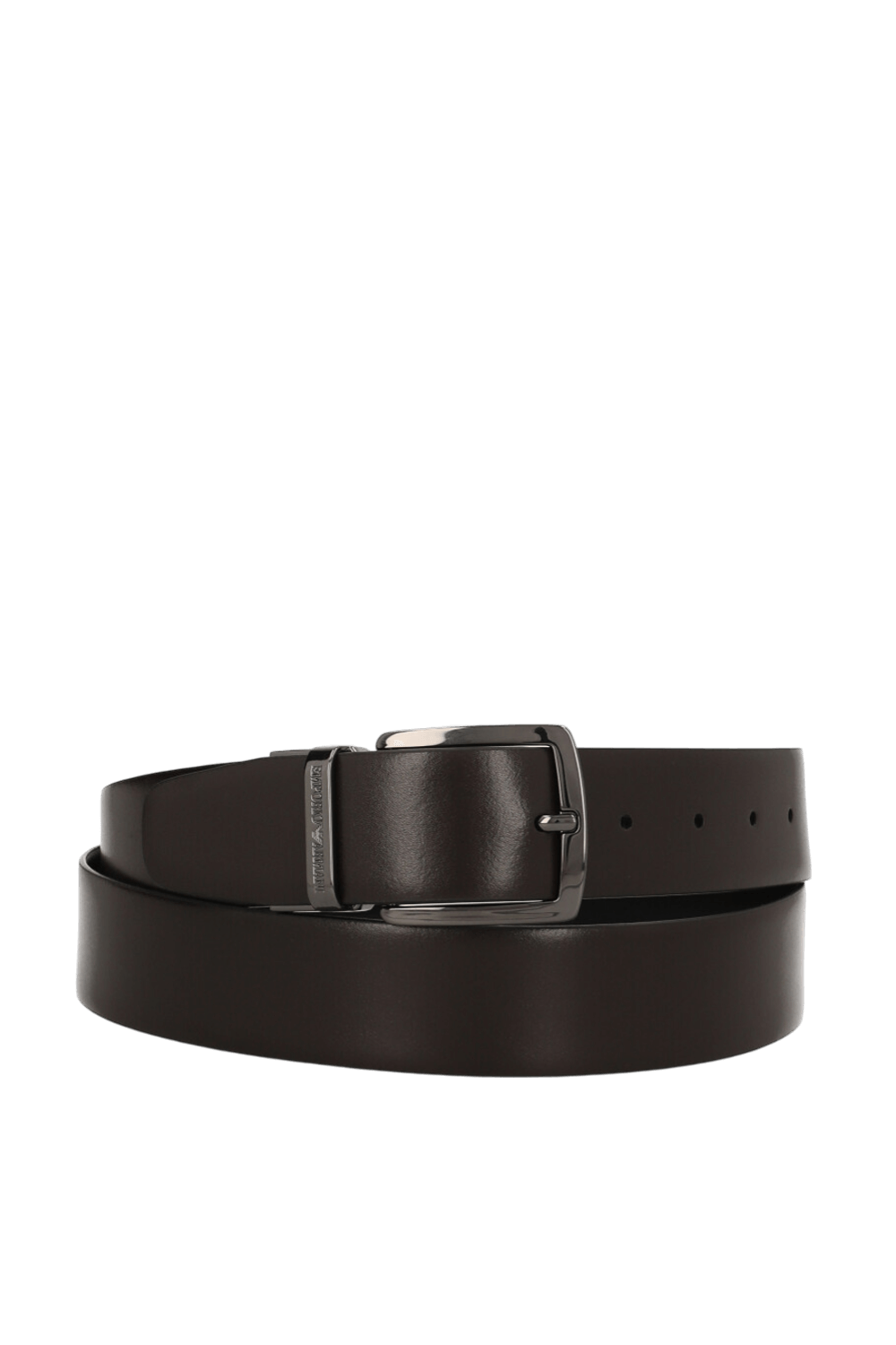 EMPORIO ARMANI חגורת עור דו־צדדית