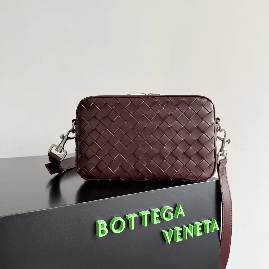 Bottega Veneta Intrecciato Woven Leather Crossbody Bag product photo from LabelPicks