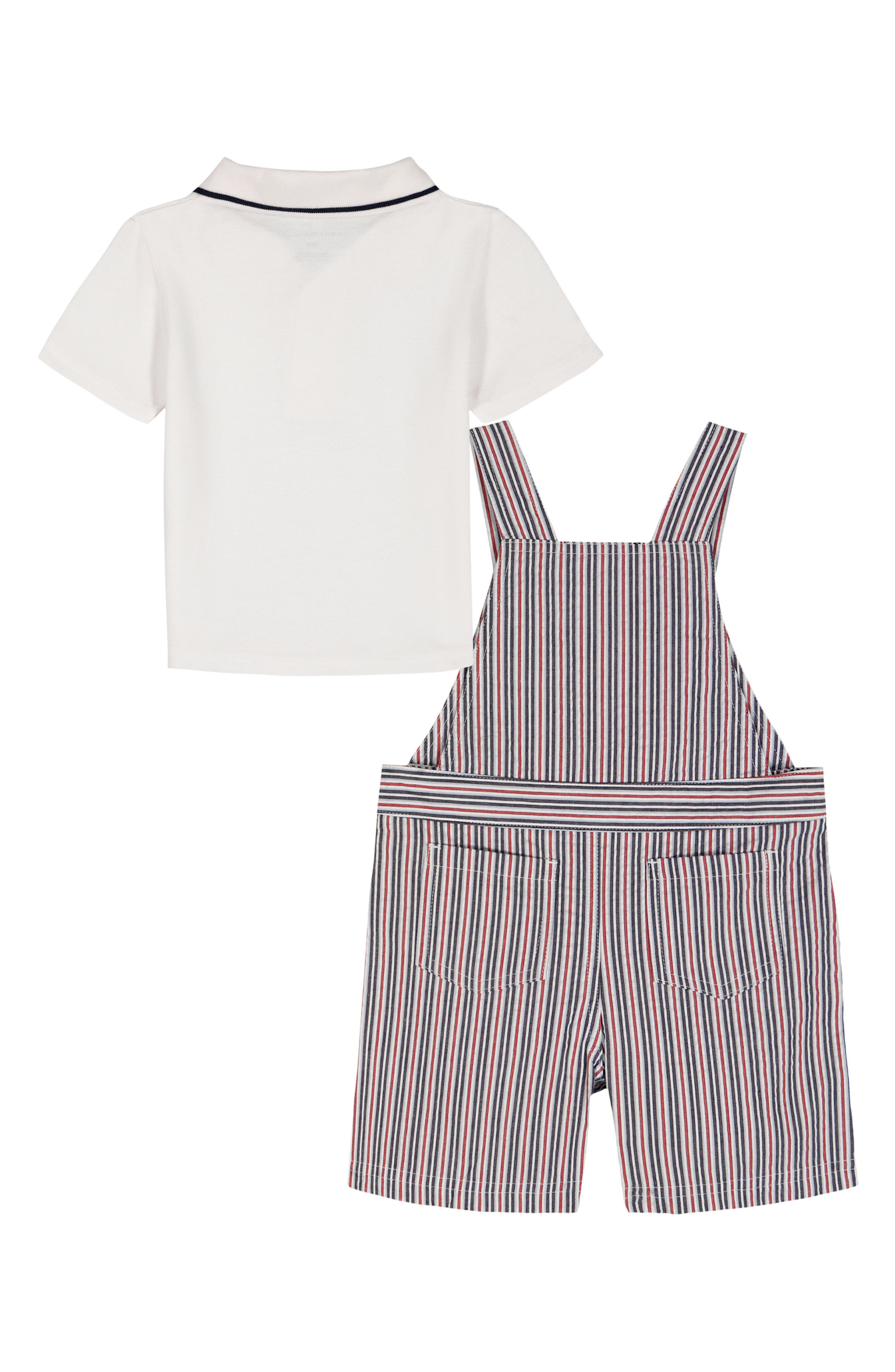 Tommy Hilfiger Polo & Stripe Shortall Set