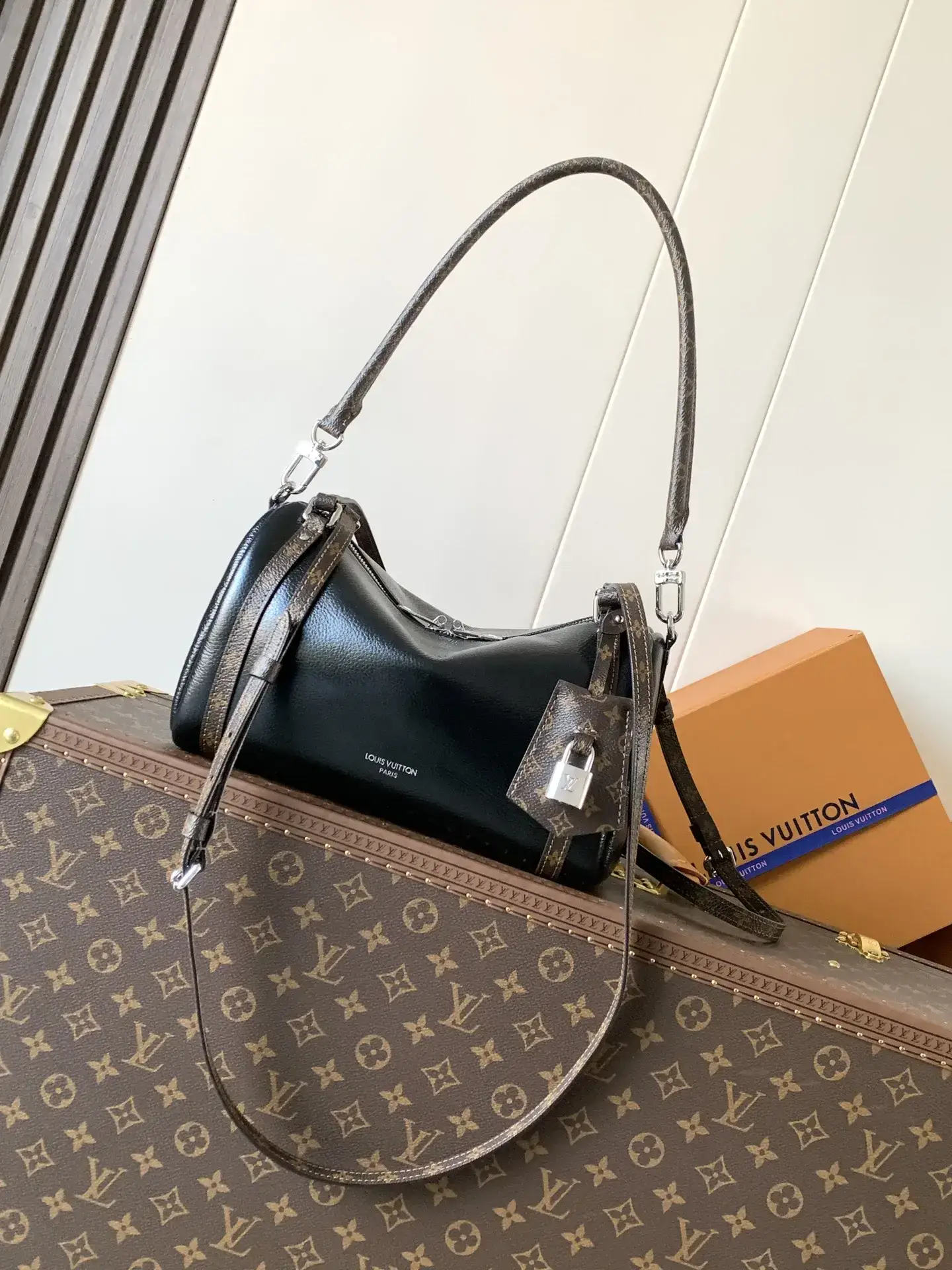 Louis Vuitton Keepall Black Monogram Canvas Top Handle Bag product photo from LabelPicks