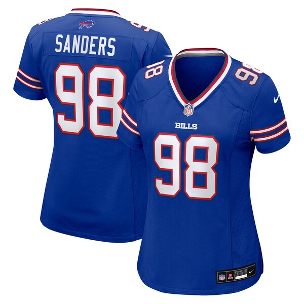 T.J. Sanders Buffalo Bills Nike Women's Team Game Jersey -  Royal