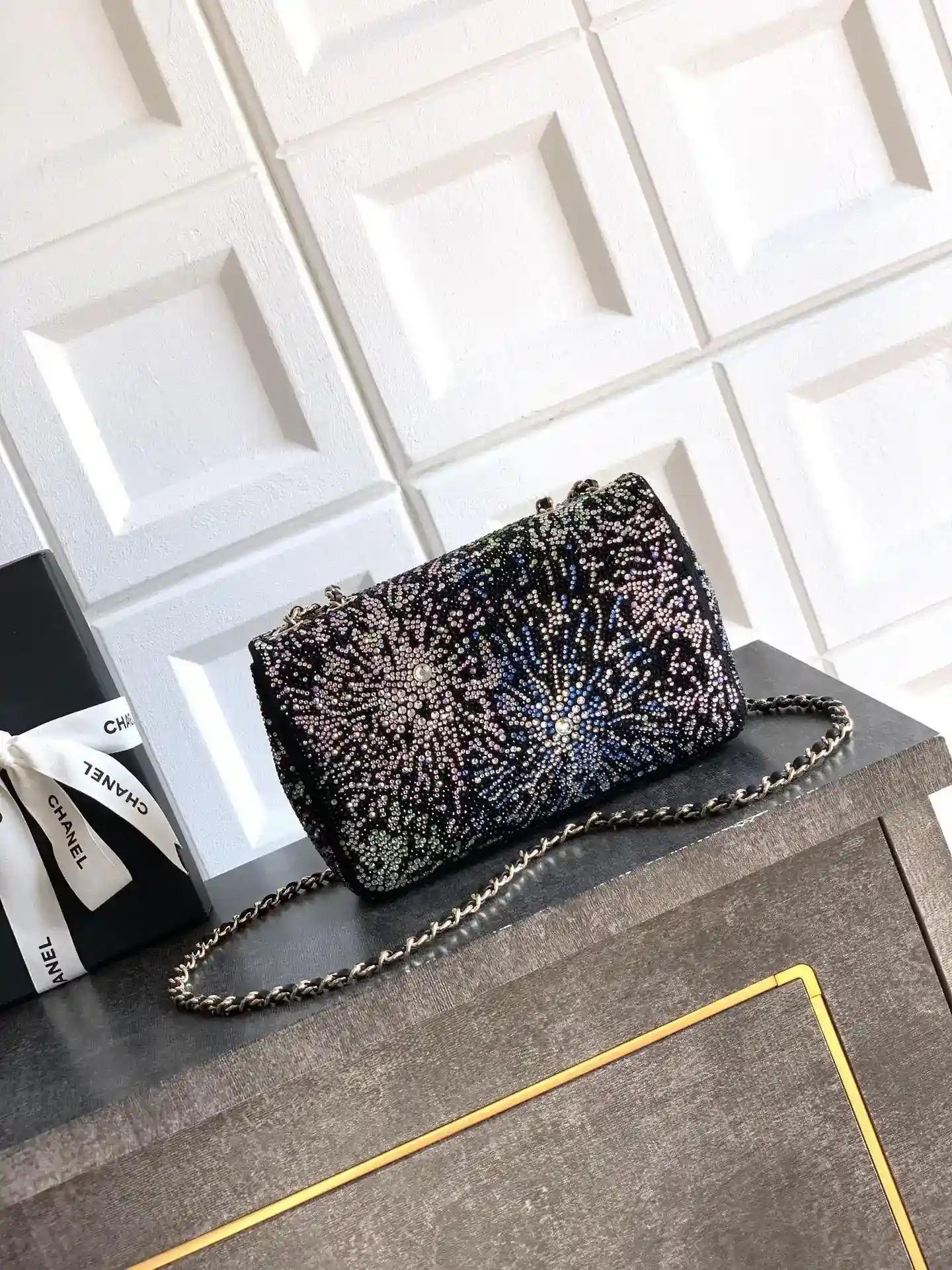 Chanel Classic Flap Black Crystal Shoulder Bag product photo from LabelPicks