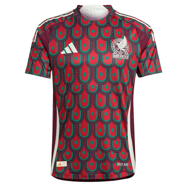 Mexico National Team adidas 2024 Home Authentic Jersey - Burgundy