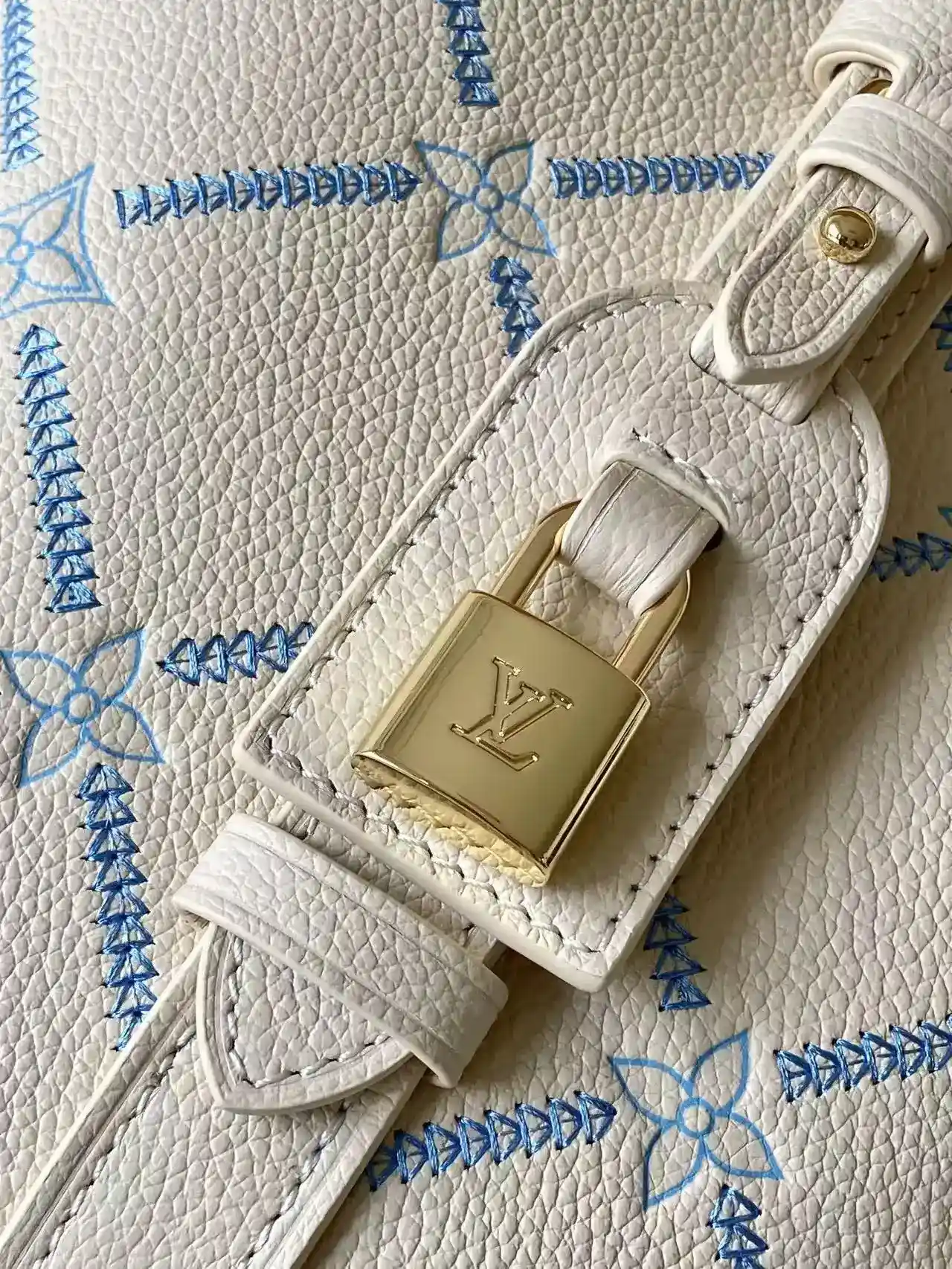 Louis Vuitton White Calfskin Bucket Bag product photo from LabelPicks