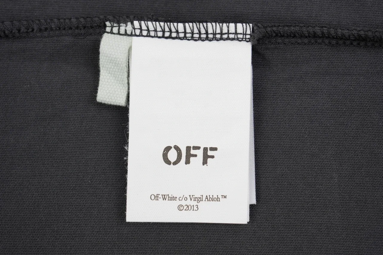 Off-White Black Washed Madonna Front Graphic T-Shirt product photo from LabelPicks