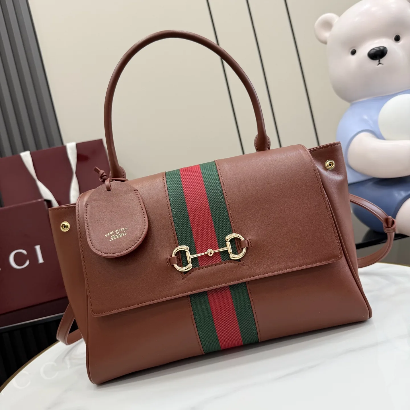Gucci Generation Brown Quilted Leather Top Handle Bag product photo from LabelPicks