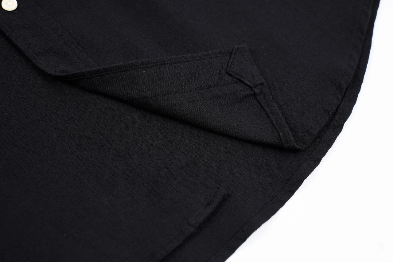 Ralph Lauren Black Pony Embroidered Linen Long Sleeve Shirt product photo from LabelPicks
