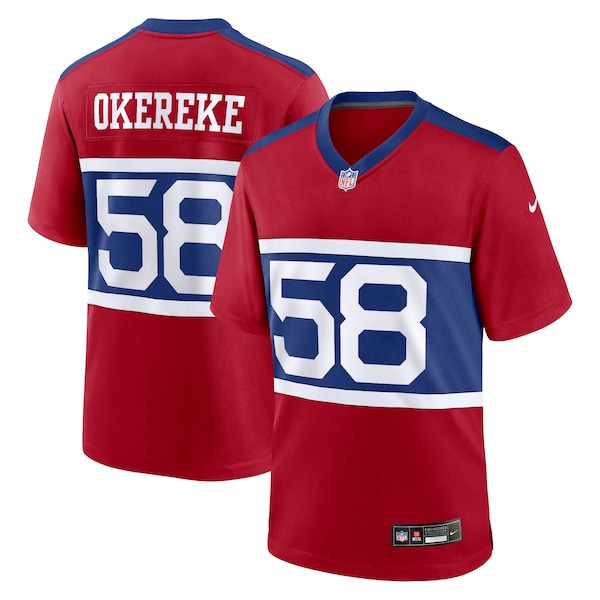Bobby Okereke New York Giants Nike Alternate Player Game Jersey - Century Red