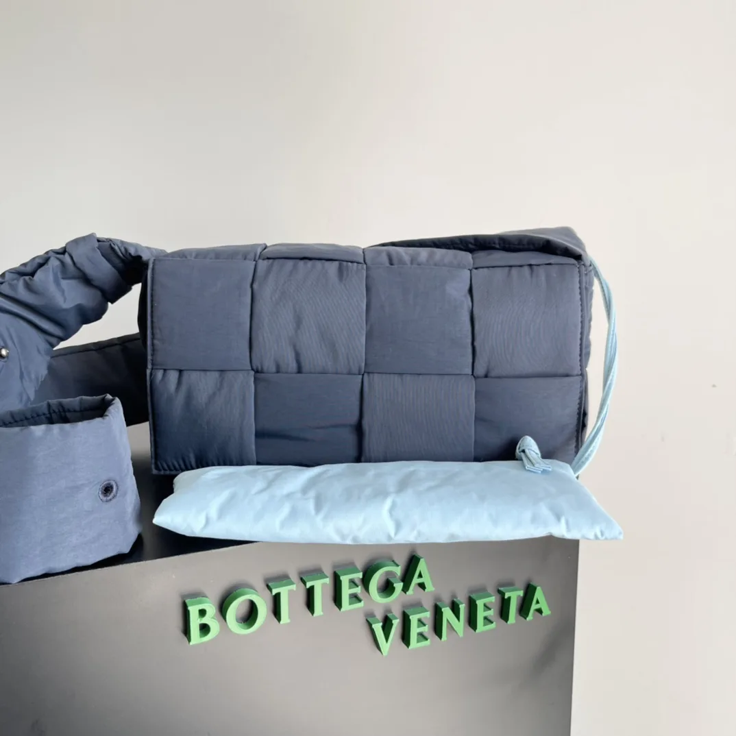 Bottega Veneta Cassette Navy Nylon Belt Bag product photo from LabelPicks
