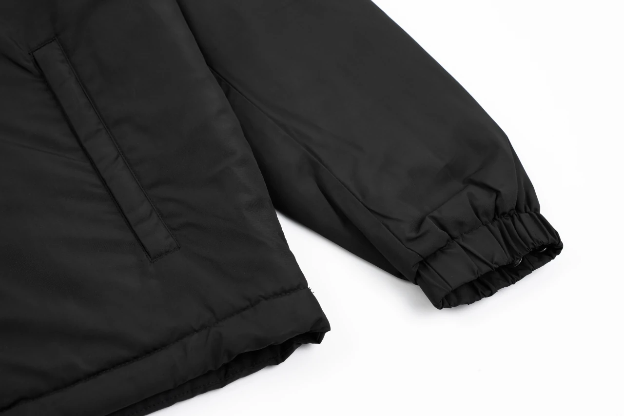 Burberry Black Equestrian Knight Print Hooded Jacket product photo from LabelPicks
