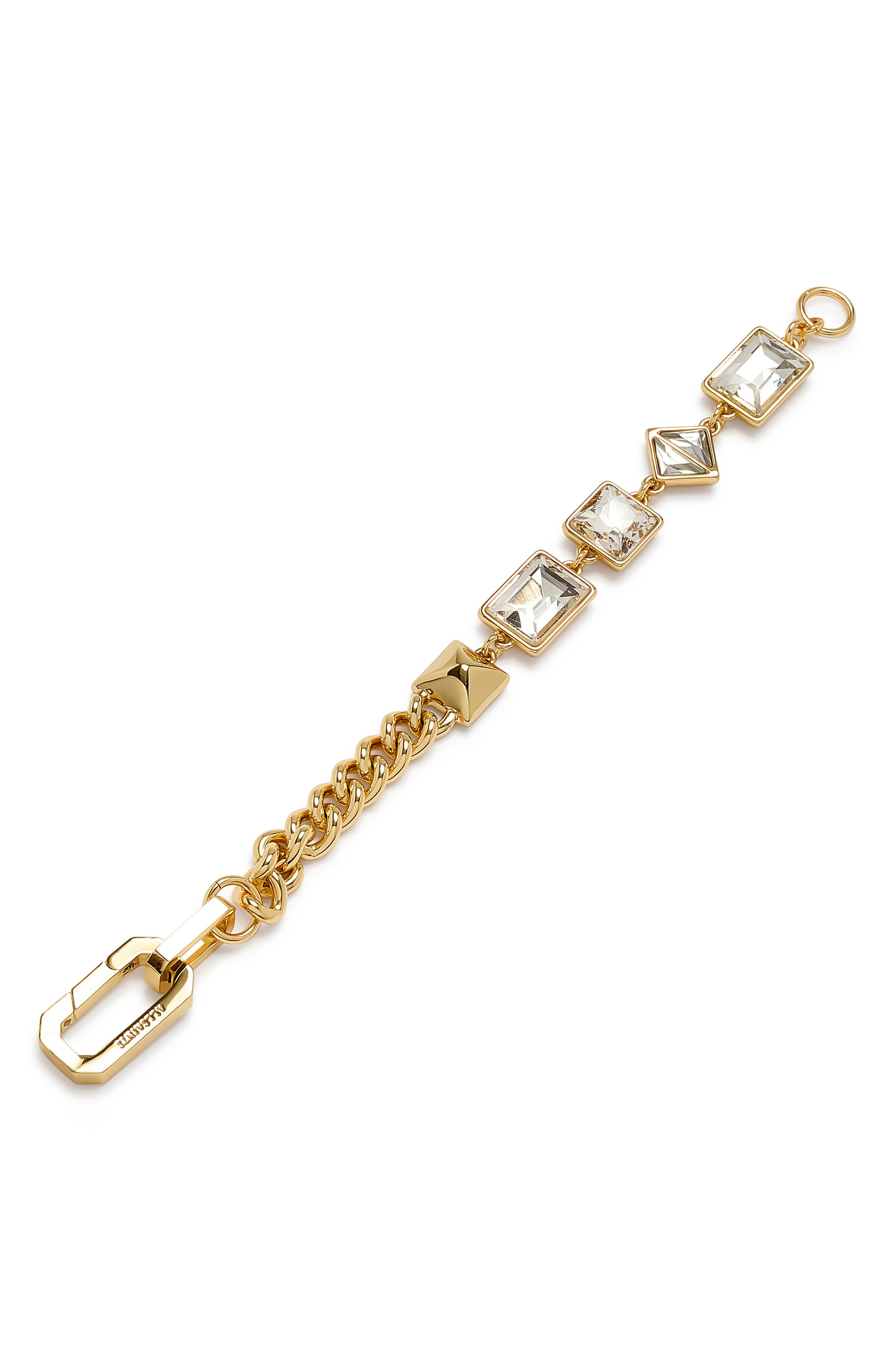 AllSaints Geometric Crystal Bracelet