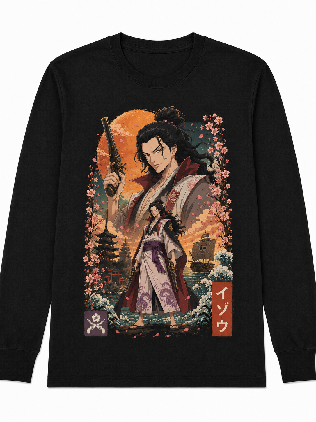 Remera Anime Izo One Piece Manga Corta
