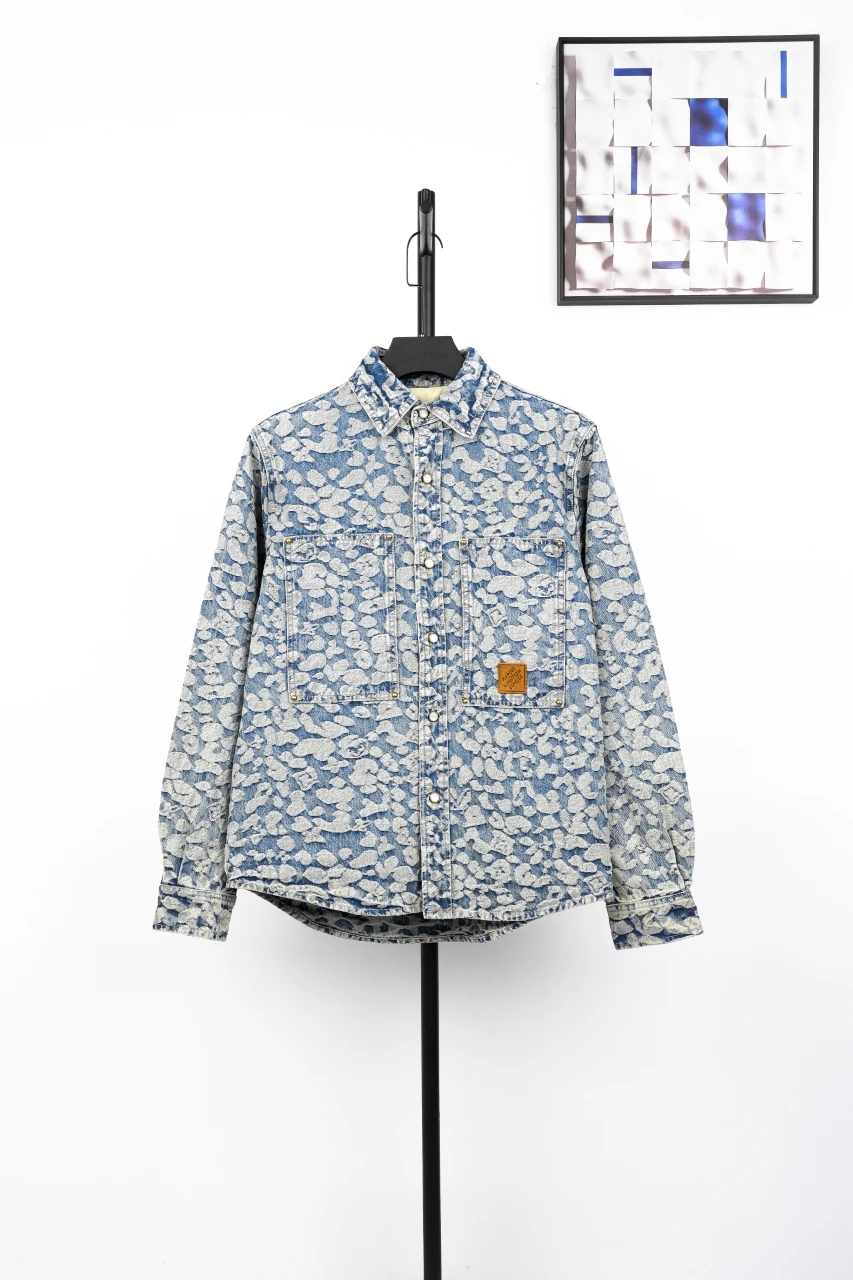 Louis Vuitton Light Pixel Leopard Monogram Denim Jacket product photo from LabelPicks