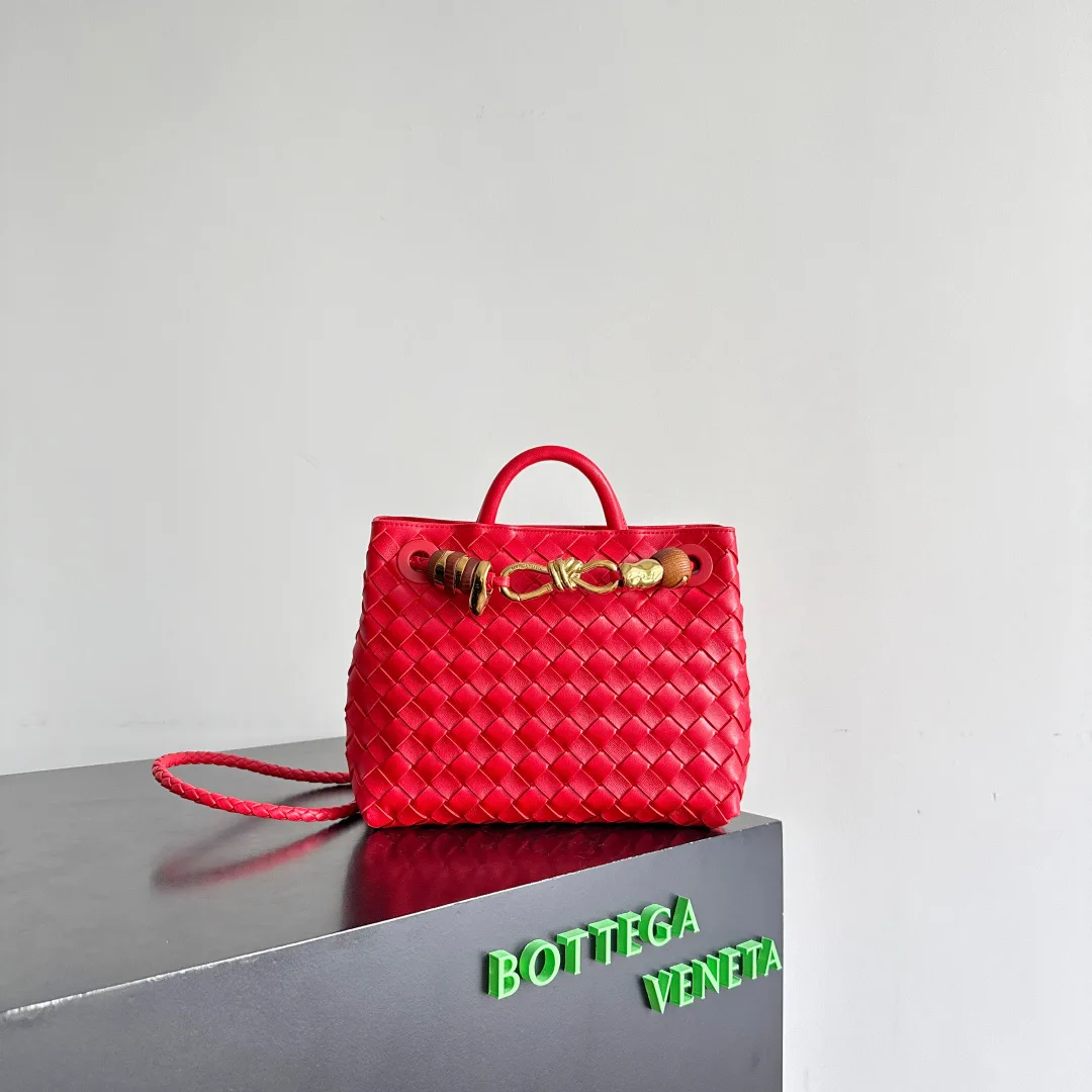 Bottega Veneta Andiamo Intrecciato Woven Leather Top Handle Bag product photo from LabelPicks