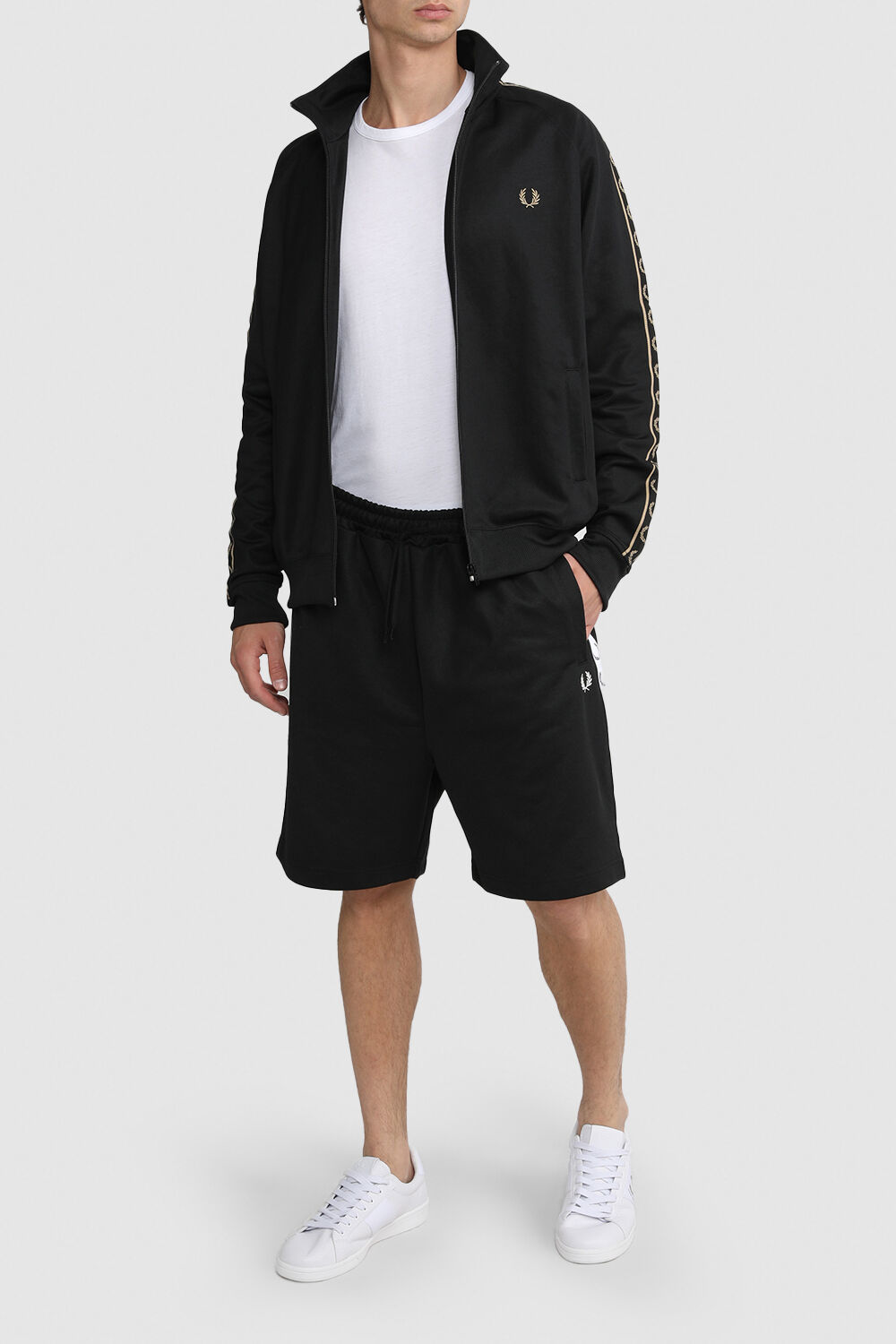 FRED PERRY מכנסי ג'וג קצרים