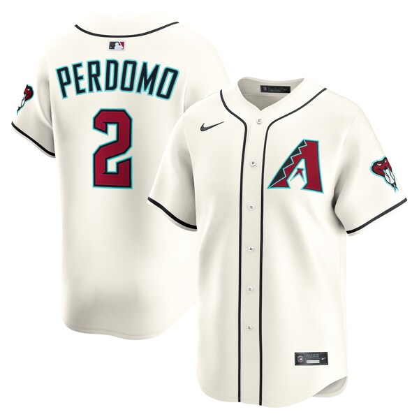 Geraldo Perdomo Arizona Diamondbacks Nike Alternate Limited Player Jersey - Cream