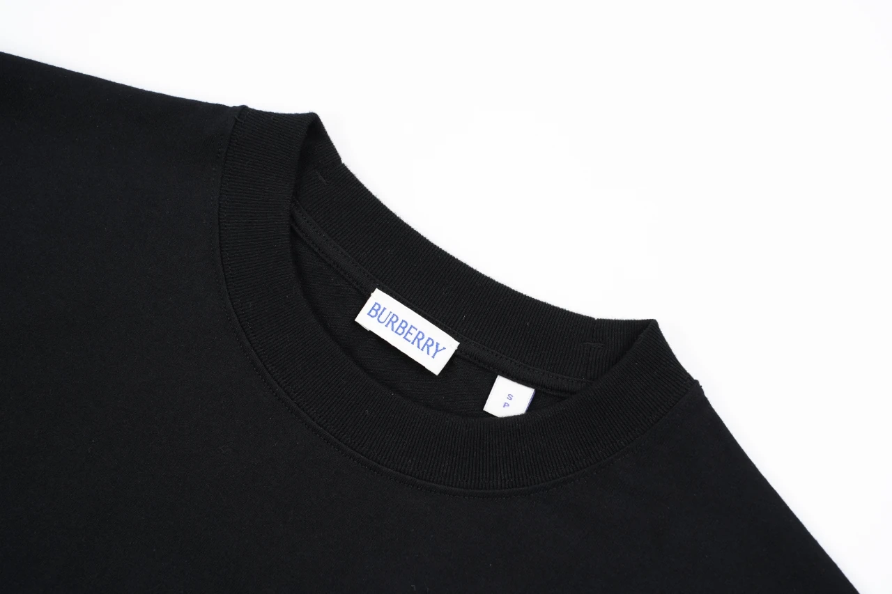 Burberry Black Check Equestrian Knight Patch T-Shirt product photo from LabelPicks