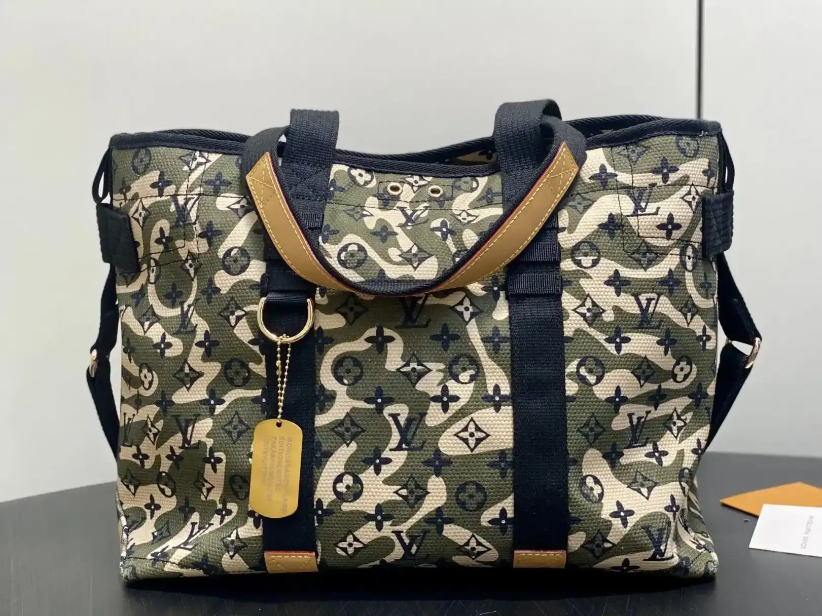 Louis Vuitton Canvas and Leather Tote Bag product photo from LabelPicks
