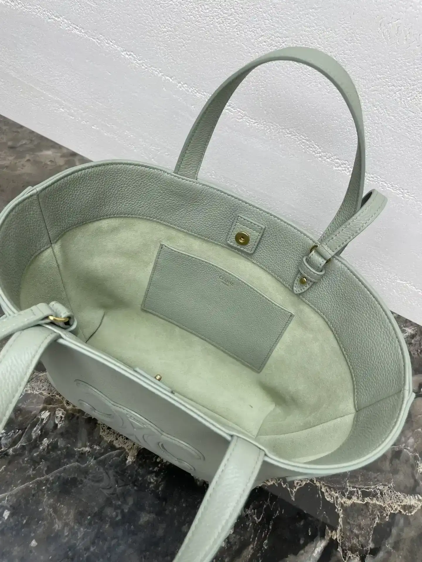 Celine Grained Leather Top Handle Bag product photo from LabelPicks