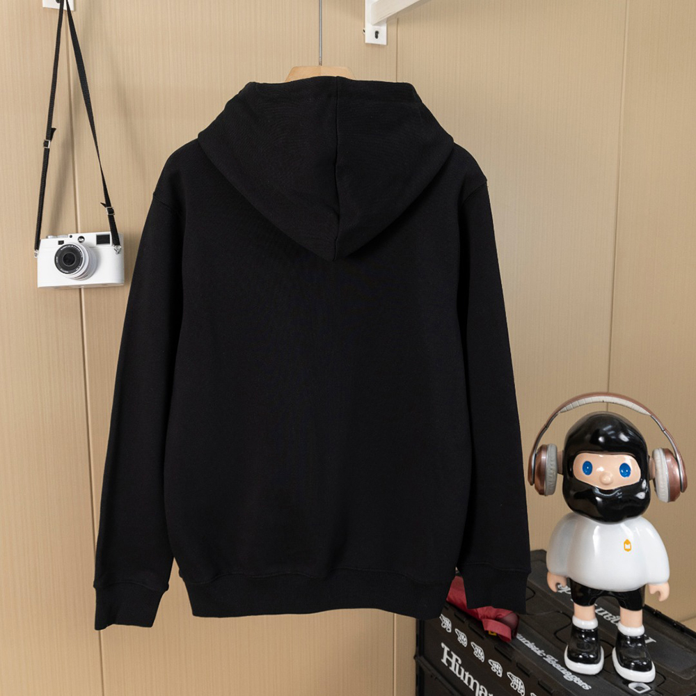 Letters Stereo Print Long Sleeve Hoodies