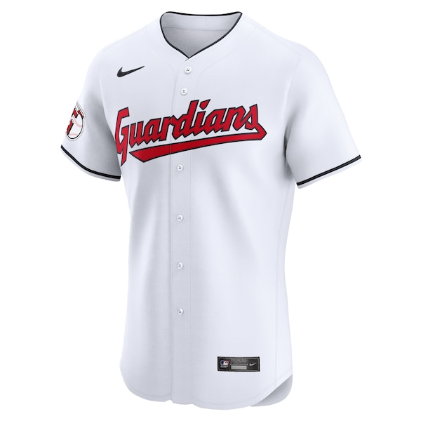 Cleveland Guardians Nike Home Elite Jersey - White