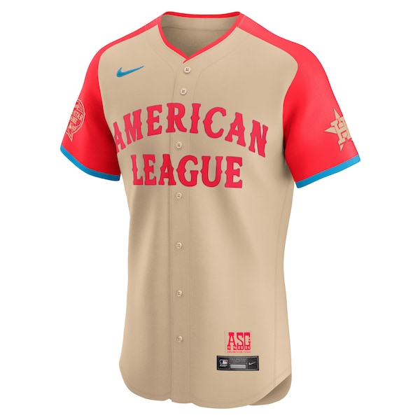 Jose Altuve American League Nike 2024 MLB All-Star Game Elite Player Jersey - Cream