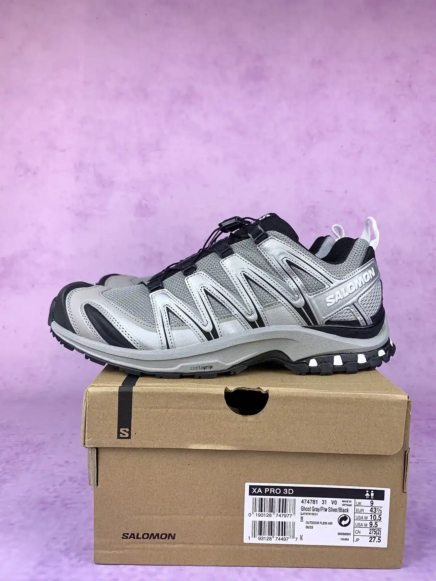 Salomon XA Pro 3D ADV “Alloy Grey” Shoes product photo from LabelPicks