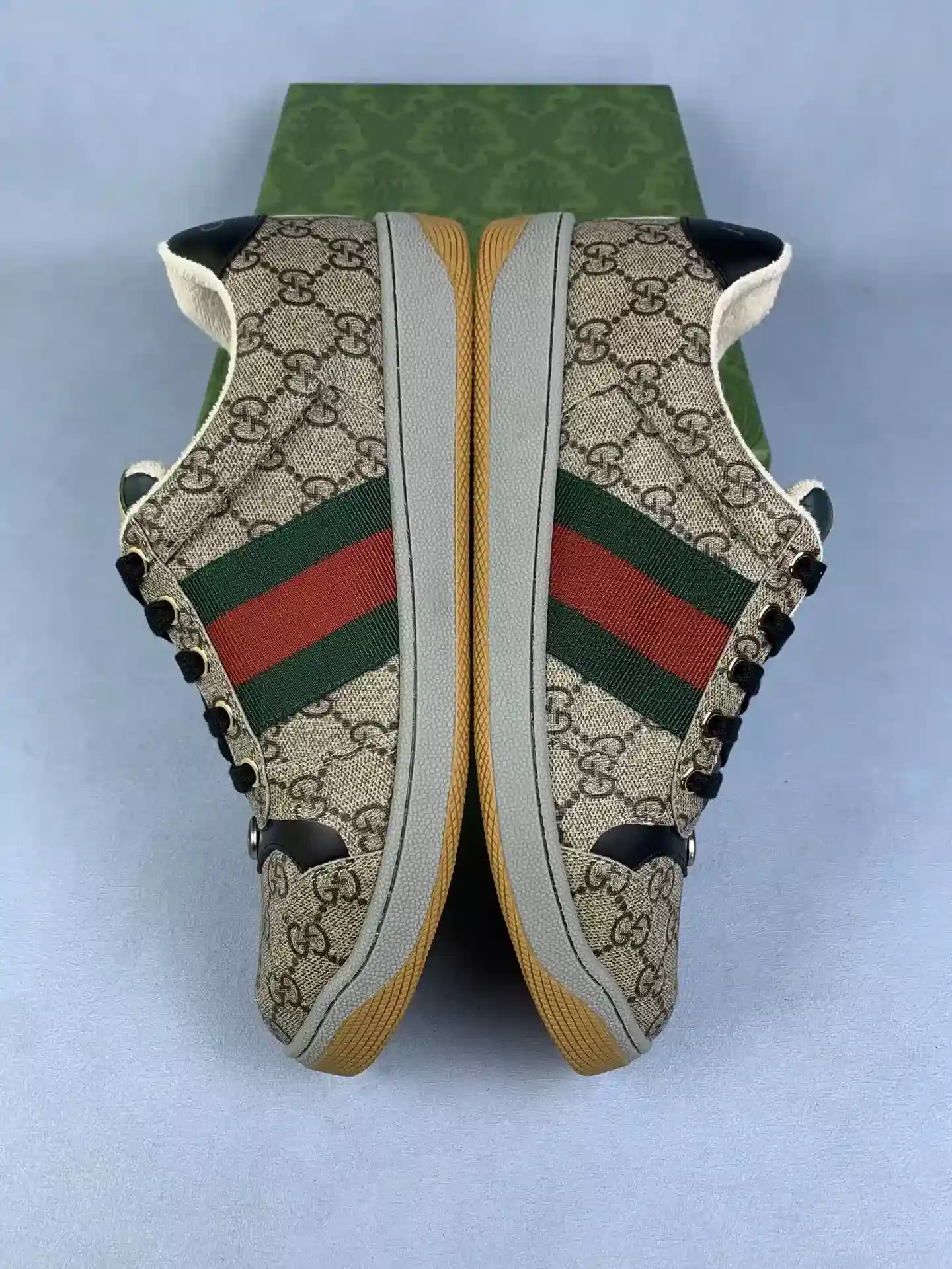 Gucci Ace embroidered GG Supreme sneaker with bee product photo from LabelPicks