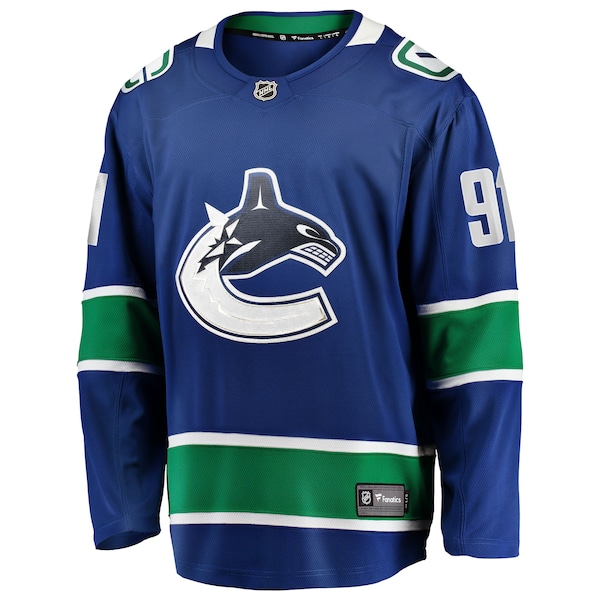 Evander Kane Vancouver Canucks  Home Breakaway Jersey - Blue