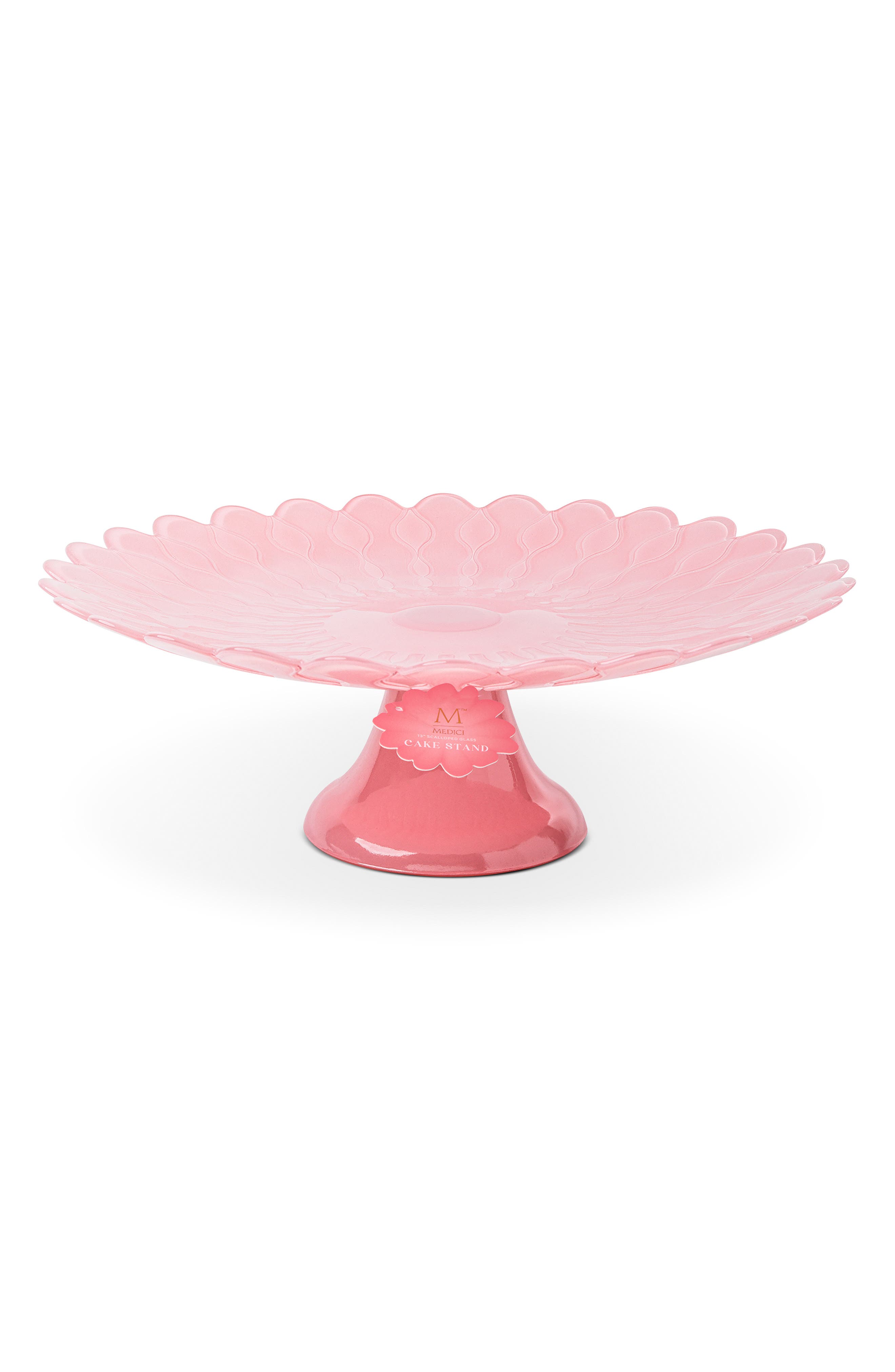 Core Home Scalloped Daisy Cake Stand