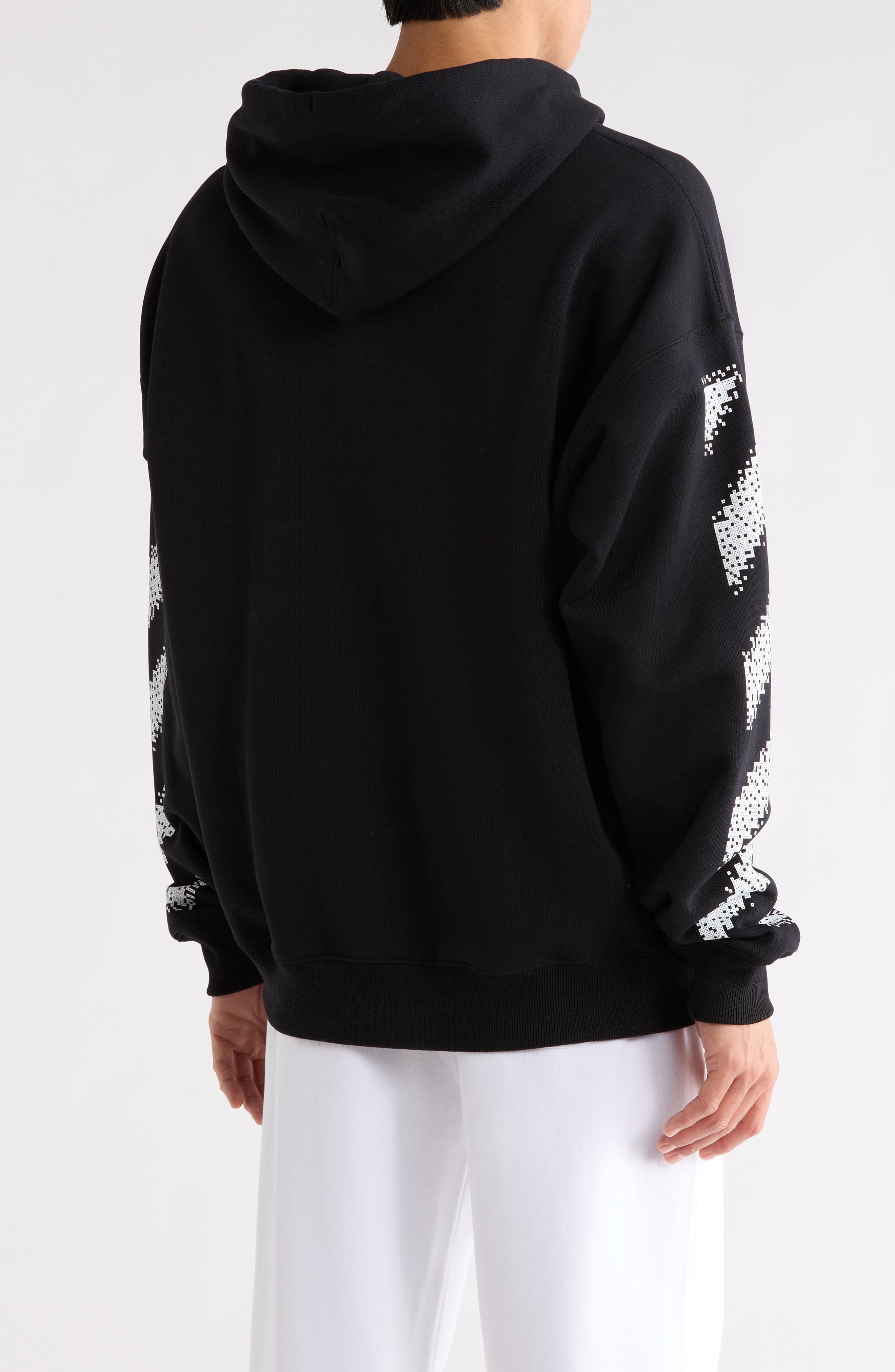 Off-White Pixel Diagonal Skate Hoodie
