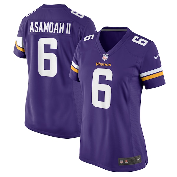 Brian Asamoah II Minnesota Vikings Nike Women's  Game Jersey -  Purple