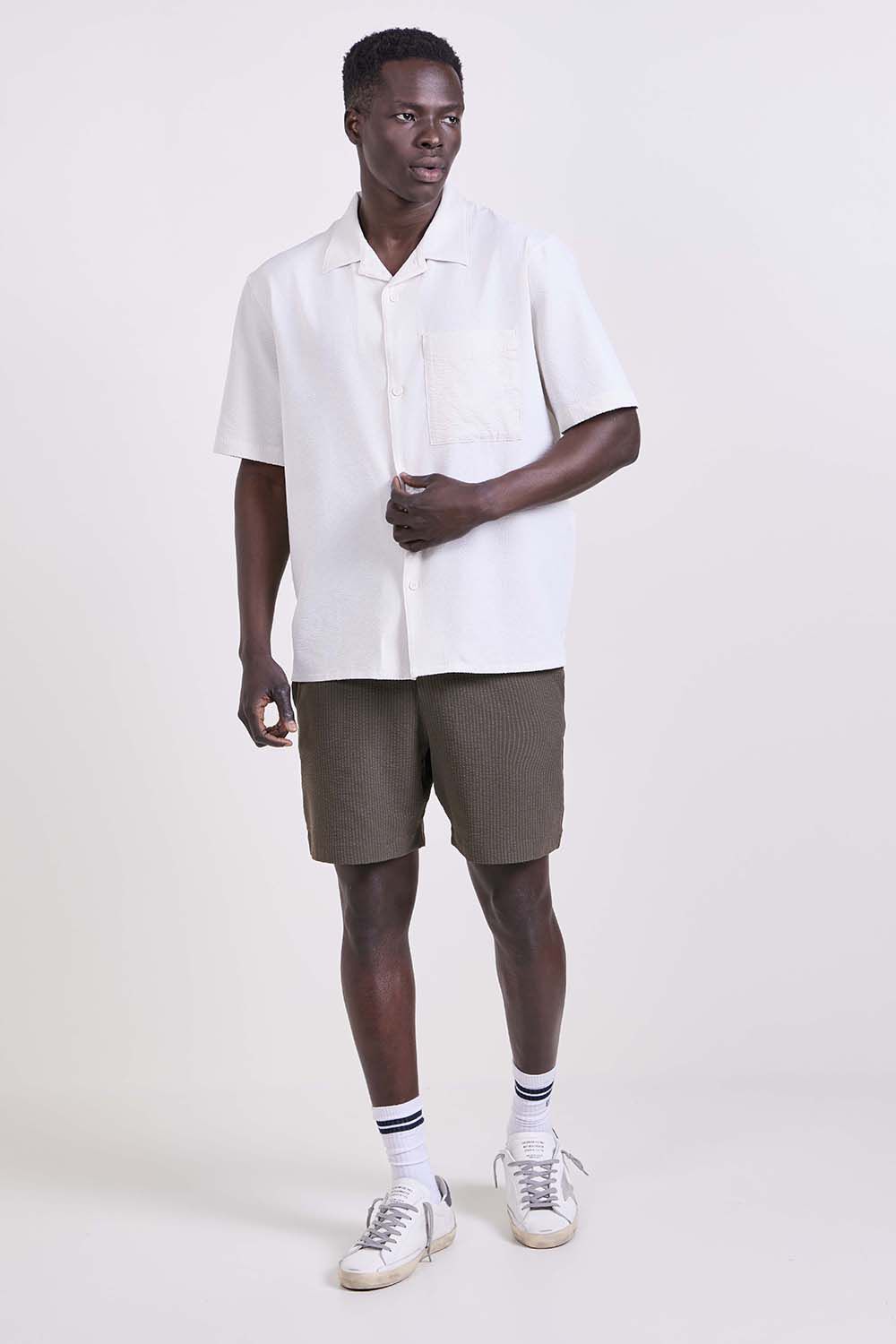 LULULEMON Airing Easy Camp-Collar Shirt *Textured
