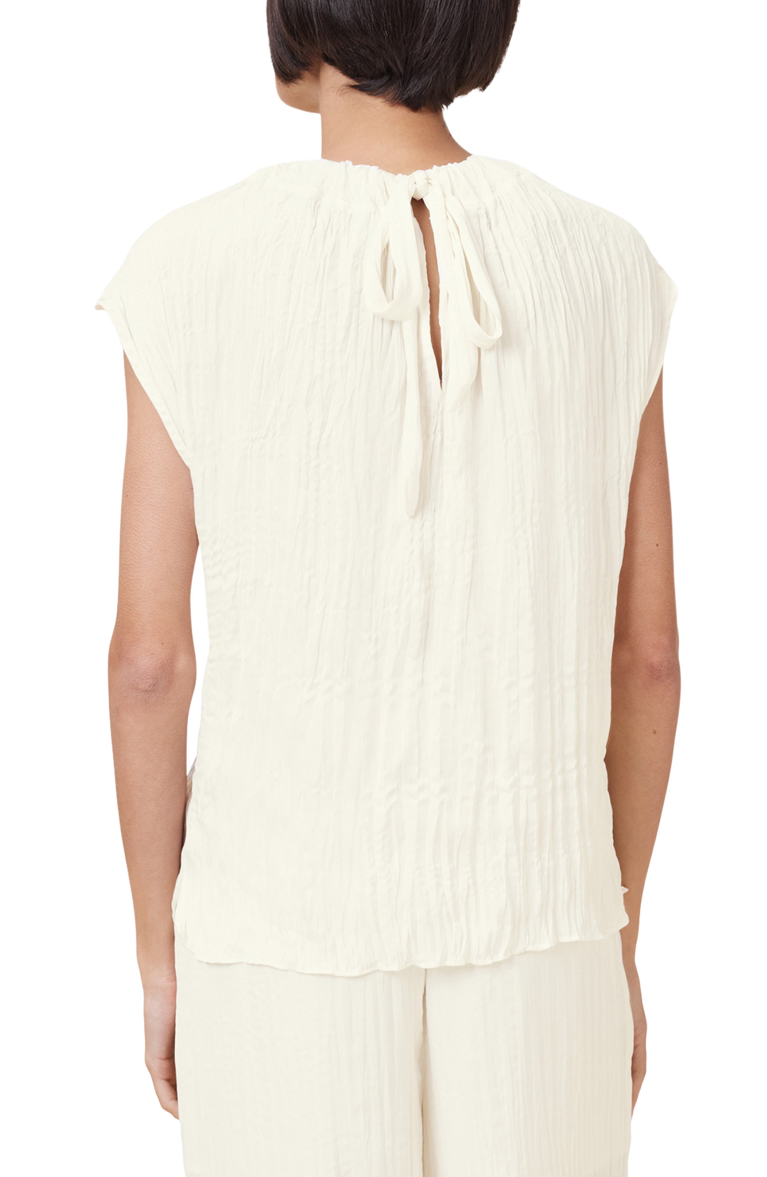 AllSaints Trisha Crinkle Texture Top