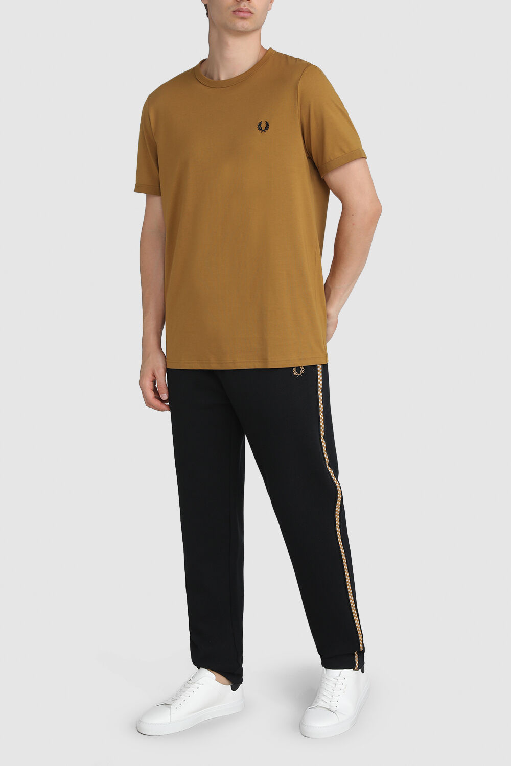FRED PERRY חולצת טי מכותנה