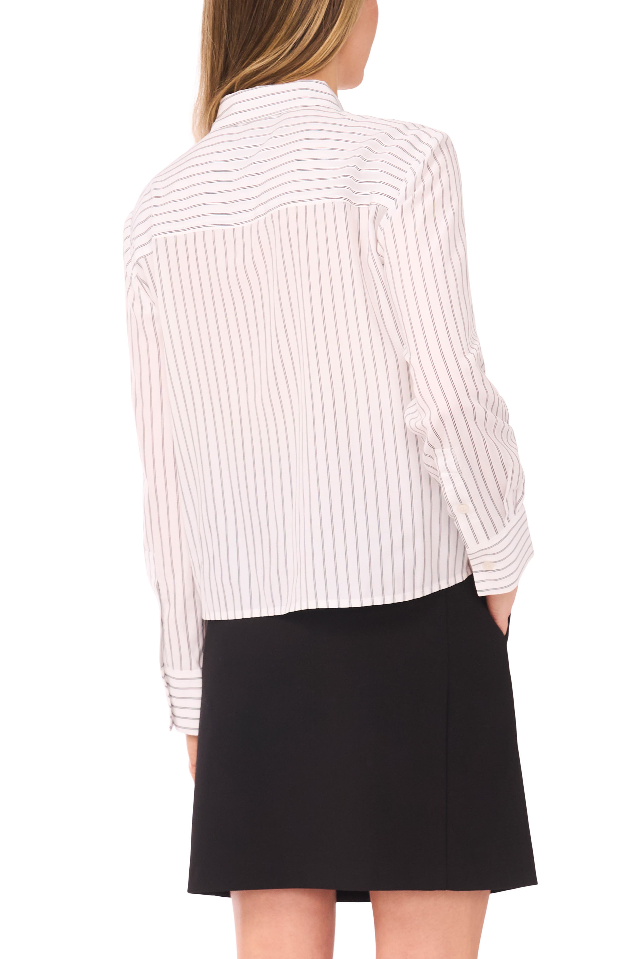 Halogen® Stripe Woven Shirt