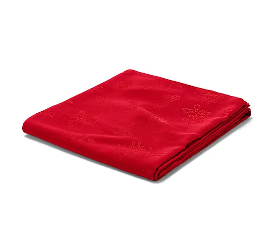 Jacquard-Tischdecke, rot