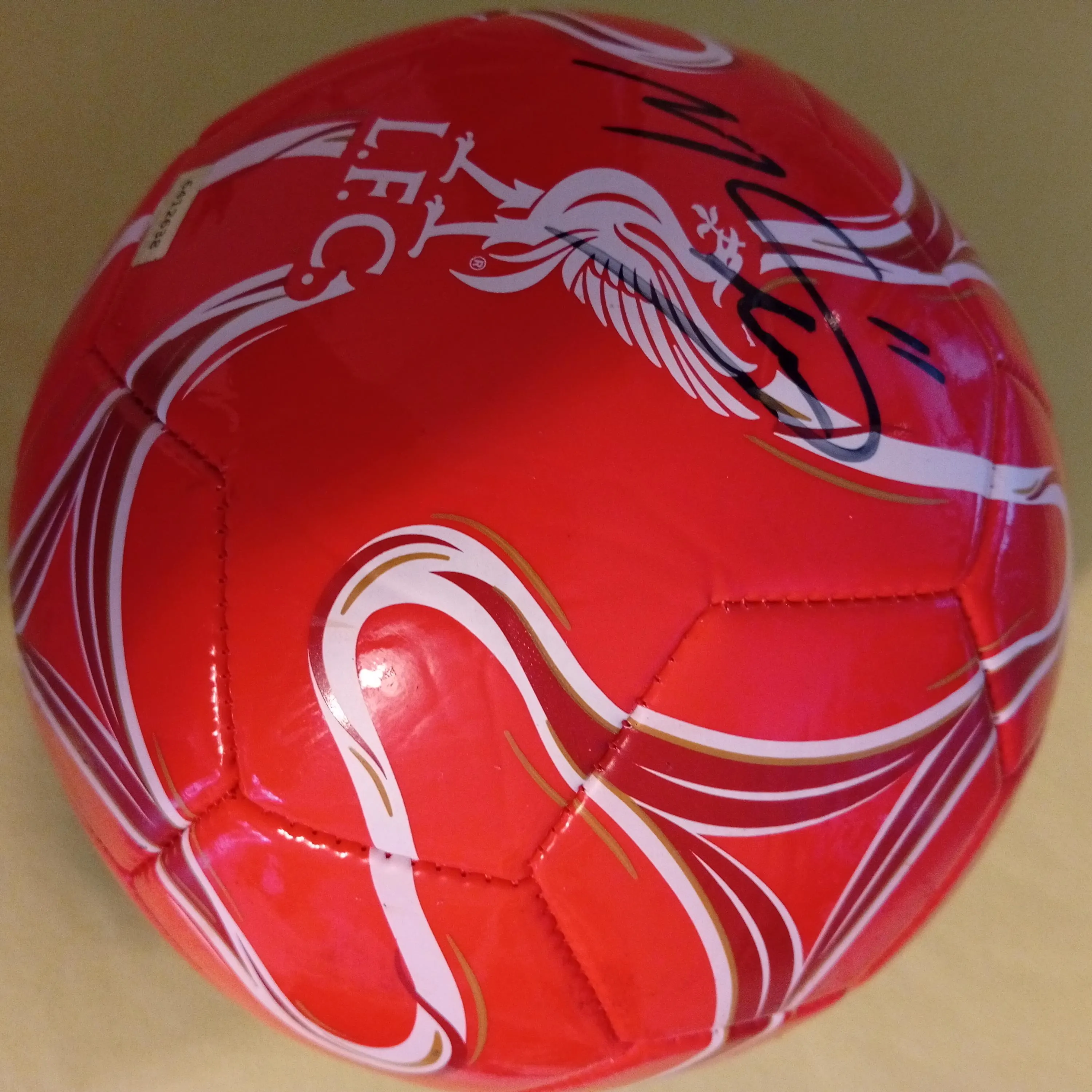 Mohamed Salah Signed Autographed Liverpool Ball With COA