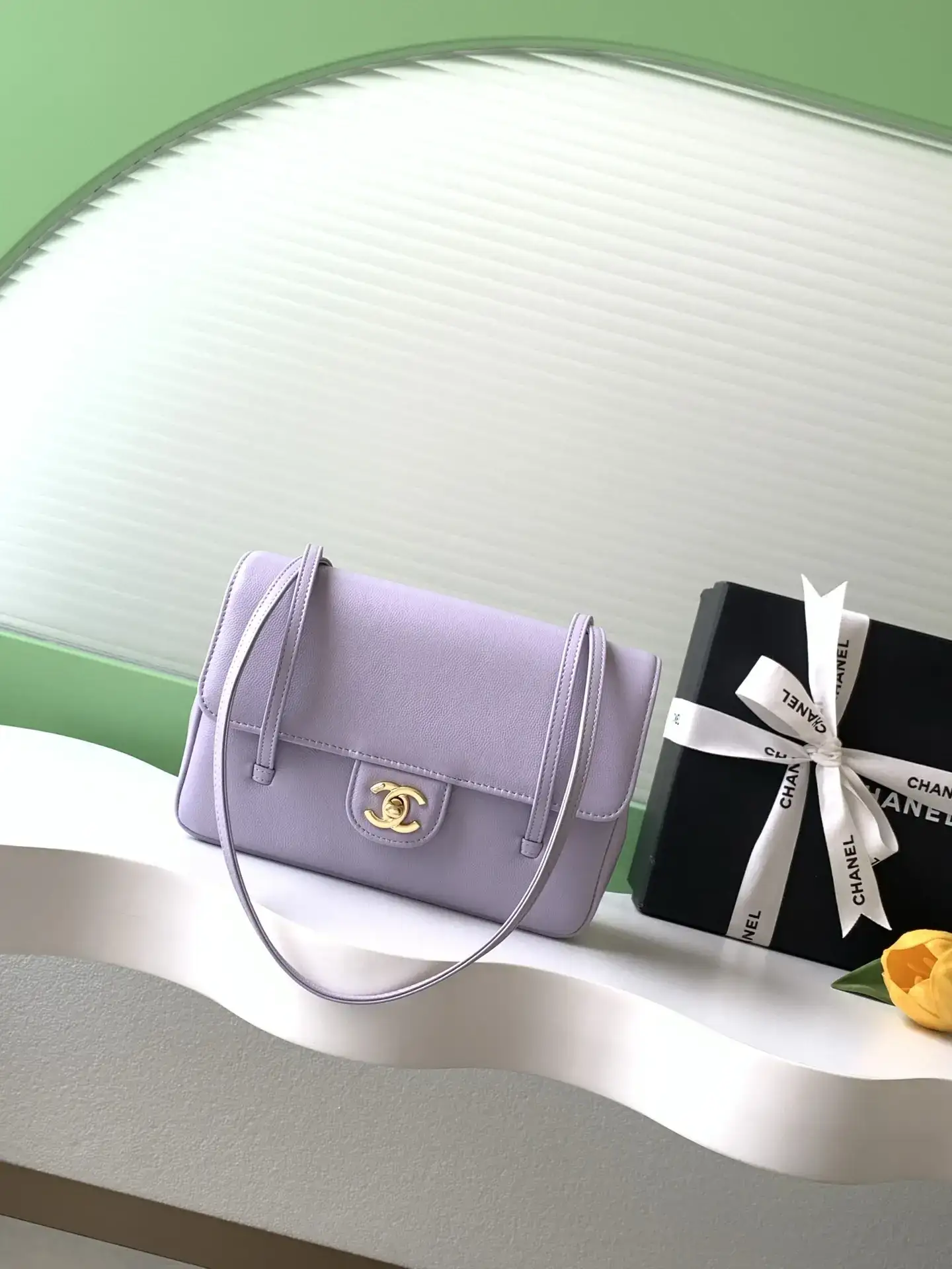 Chanel Grained Leather Top Handle Bag product photo from LabelPicks