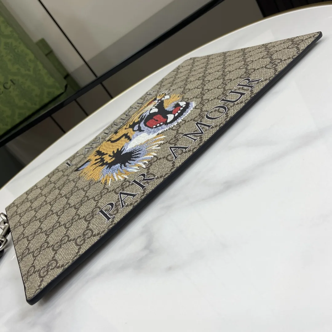Gucci Brown Ophidia GG Supreme Canvas Clutch product photo from LabelPicks