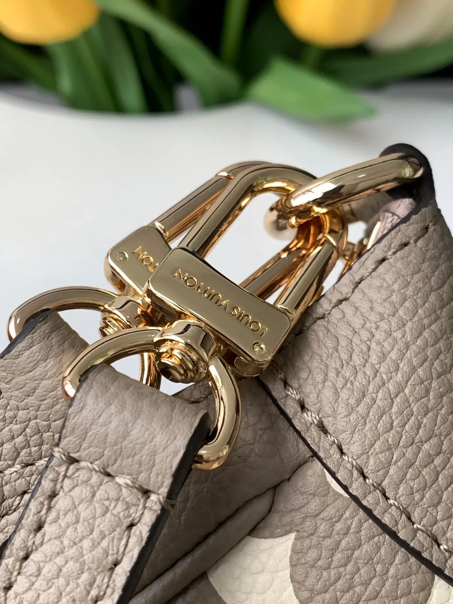 Louis Vuitton Black Grained Leather Shoulder Bag product photo from LabelPicks