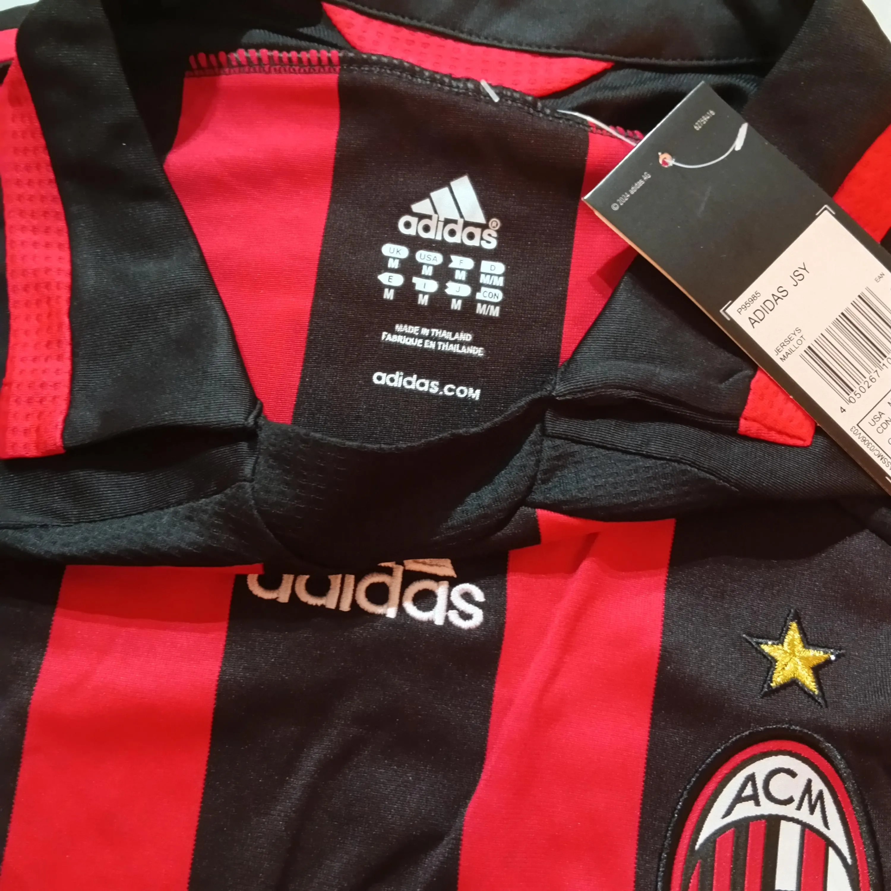 RONALDINHO Signed Autographed AC Milan #99 Soccer Jersey/Football Shirt With COA