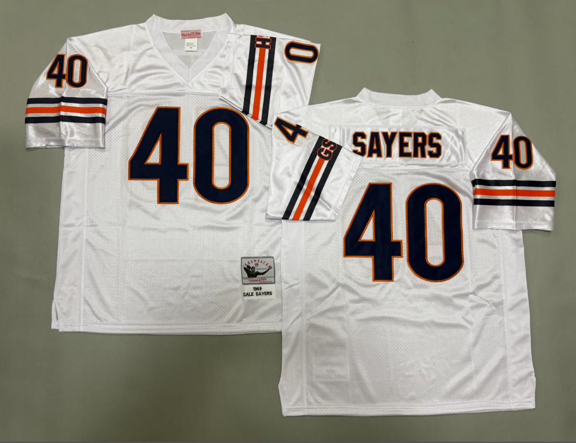 Gale Sayers Chicago Bears Authentic Throwback Retired Player Jersey