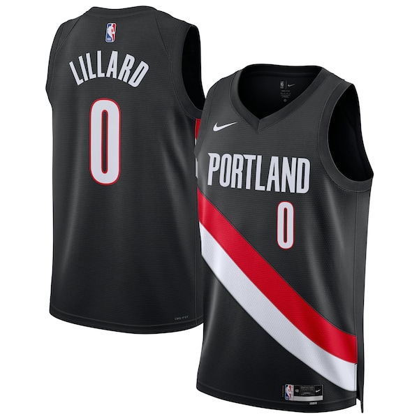 Damian Lillard Portland Trail Blazers Nike Unisex Swingman Player Jersey - Icon Edition - Black