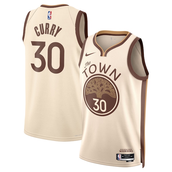 Stephen Curry Golden State Warriors Nike Unisex 2025/26 Swingman Jersey - Tan - City Edition