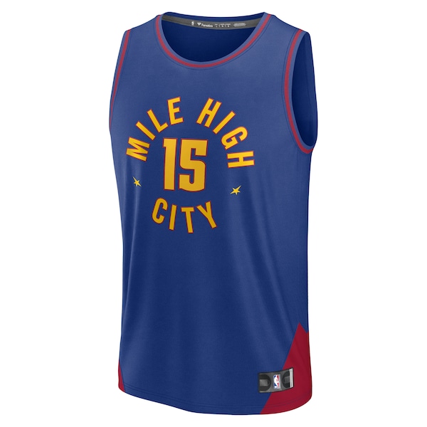Nikola Jokic Denver Nuggets  Youth Fast Break Replica Player Jersey - Statement Edition - Blue